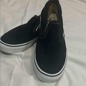 Black Slip-On Vans